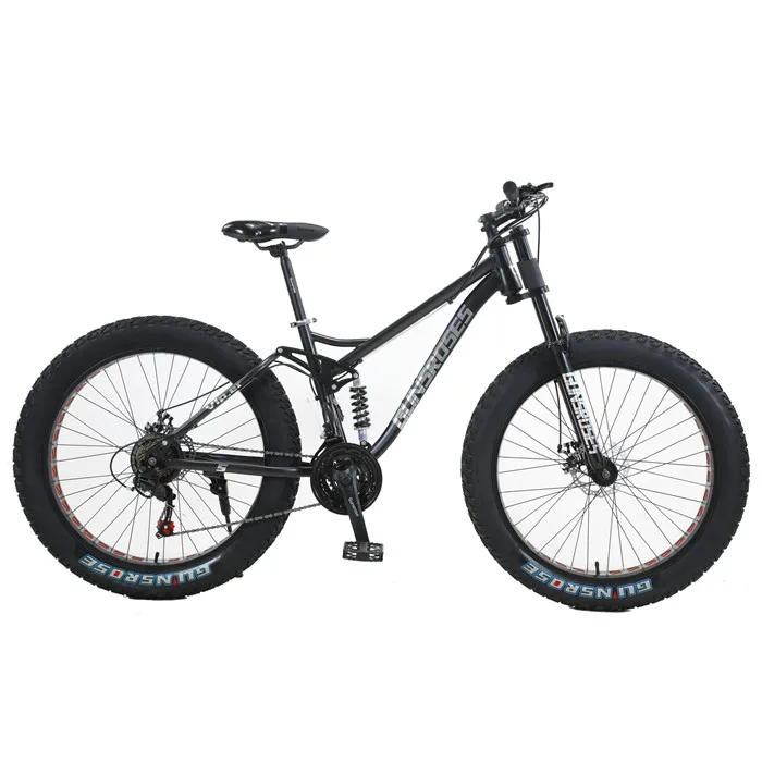 26inch 24 speed steel frame adult man big wheel full suspension MTB snow cycle bicicleta bike beach fat bike mountain bicycle