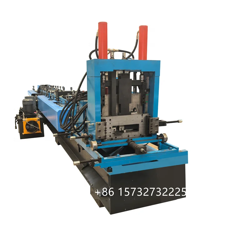 Factory direct sales Adjust CZ purlin roll forming machine roof ceiling steel frame CZ groove purlin making machine