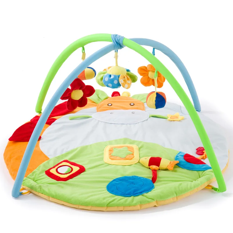 Factory Priced 2 cm Soft Baby Gym Play Mats Tummy Time & Crawling Exercise with Infants Mirror Crinkle Paper & Educational Toys