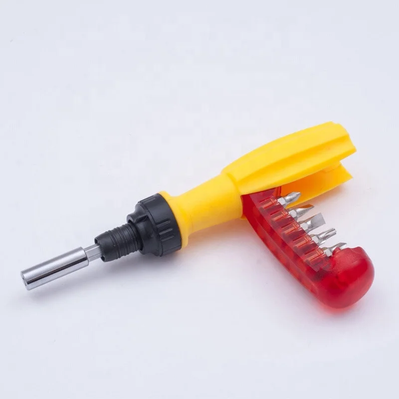 10 in 1 Bits Multifunction Phillips Cross Torx Triangle Pentalobe Torque Ratchet Screwdriver