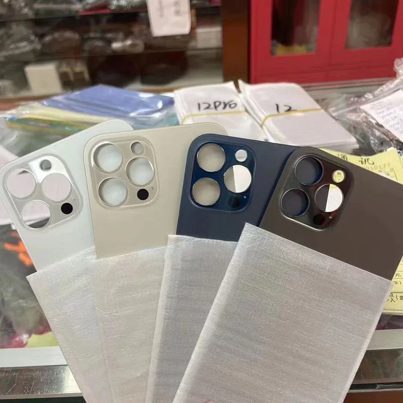 Оптовая продажа высокое качество большое отверстие сменная задняя крышка стекло для Iphone 11 12 13 Pro Max заднее корпус батарея