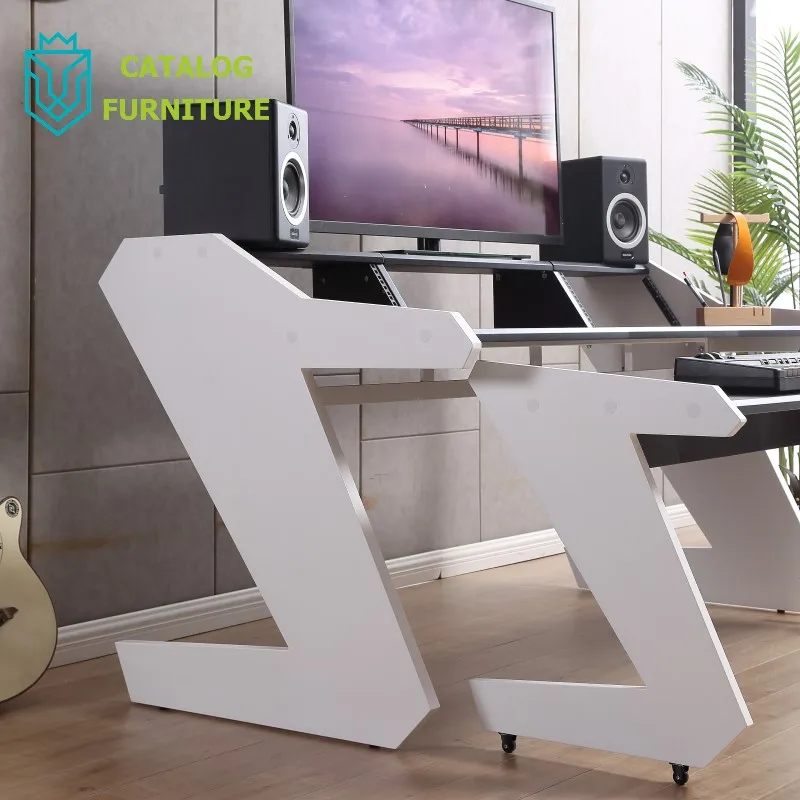 cool design style modern style studio desk music audio table MDF material  music desk - Online Shopping