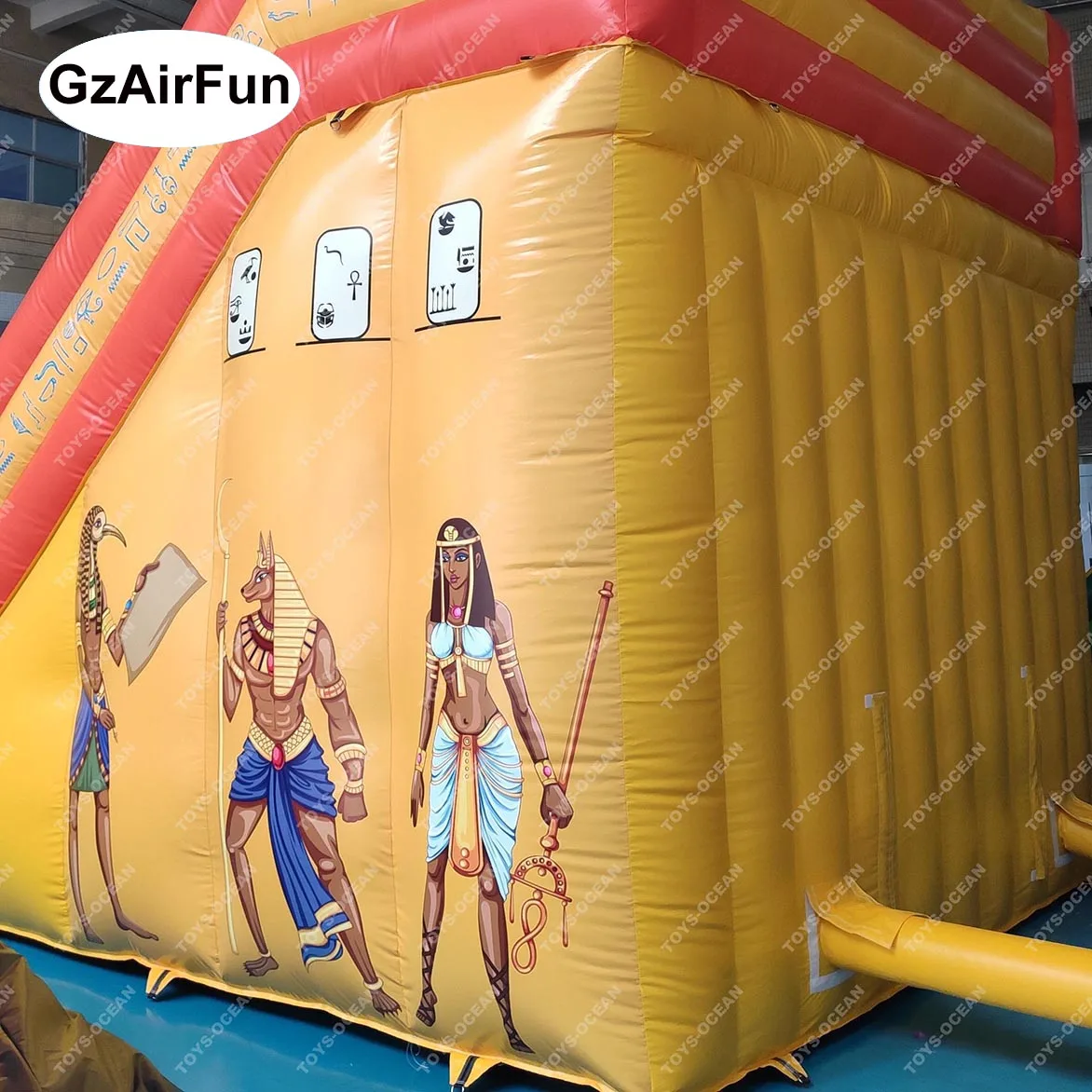 Customized commercial indoor and outdoor playground single slide inflatable slide kids dry slide