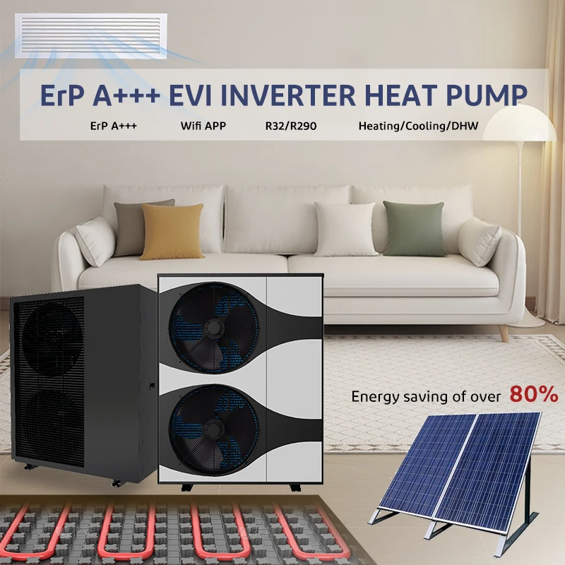 Dc Inverter 10Kw 15Kw 20Kw 30Kw monoblock heat pump r32 monoblock heat pump poland heat pump 20 kw air water