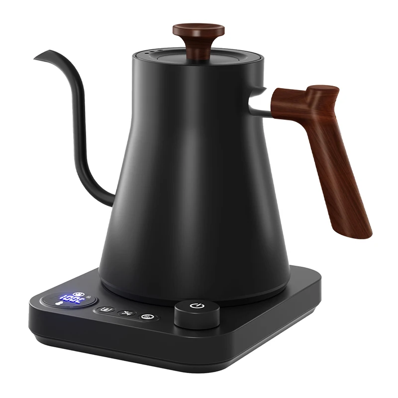 Stainless Steel Coffee Teapots Kettle and Electric Teapot Pour Over 1L Electric Tea Pot Kettles with Temperature Control