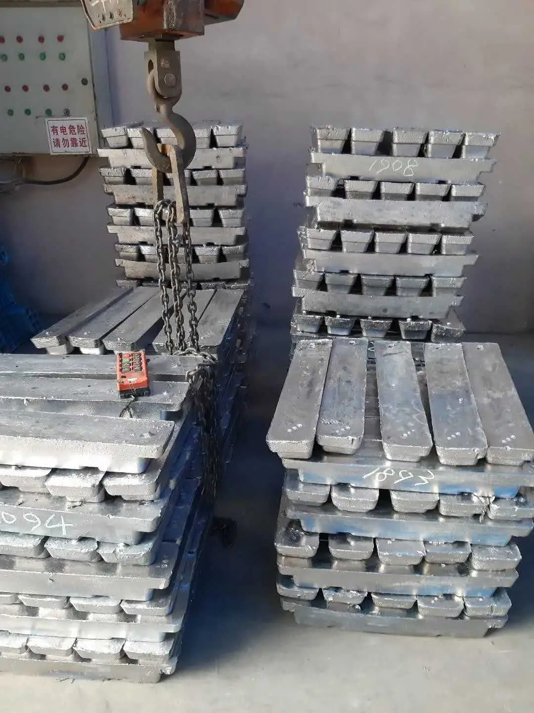  Pure Lead Ingot 99.994 Remelted Silver White