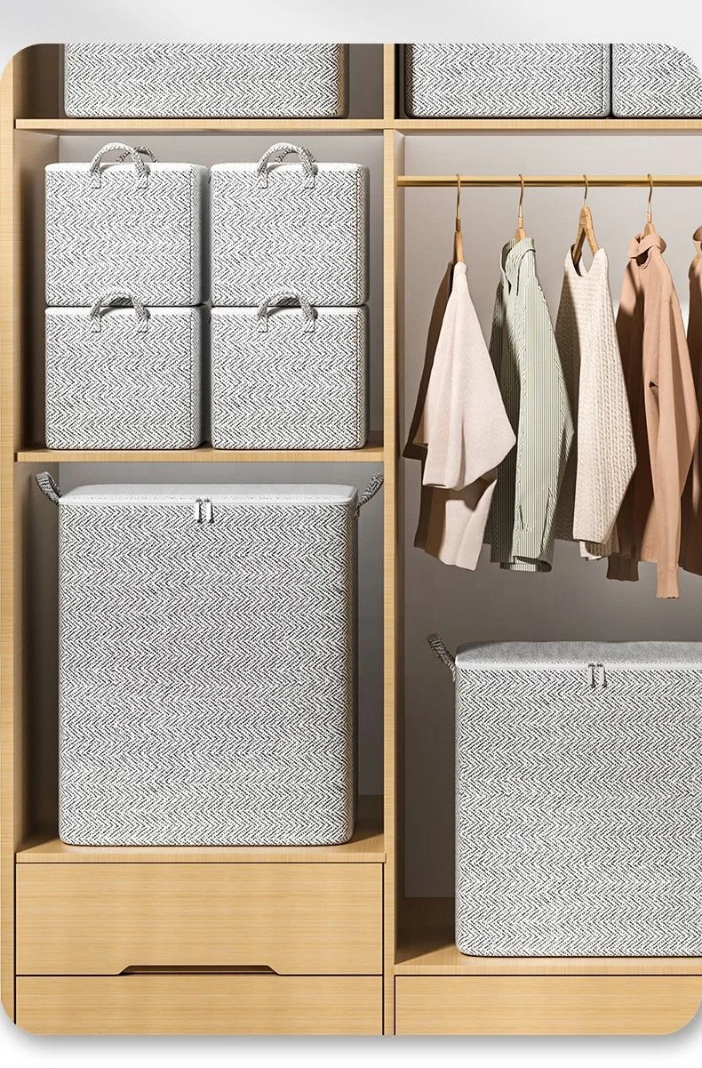 Large Capacity Household Quilt Storage Bag Clothes Quilt Storage Bag Moving Living Room Bedroom Quilt Sorting Storage Basket