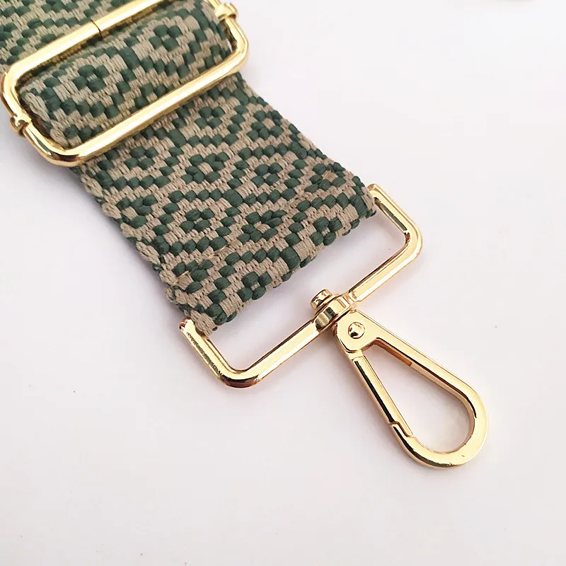 2024 Hot Selling Handbag&Purse Strap Jacquard Woven Guitar Style Replacement Strap Wide Adjustable Stripe Strap