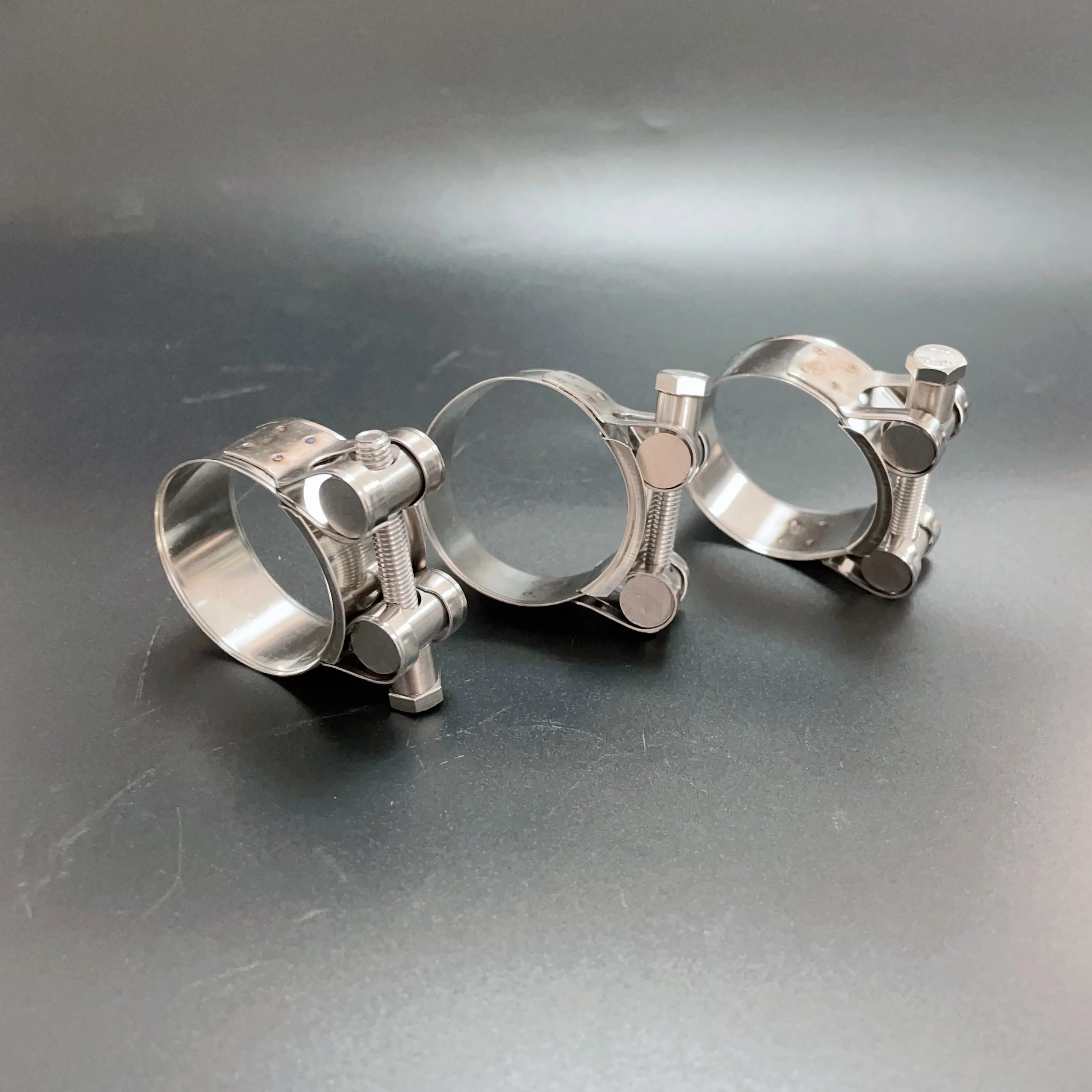 SS304/AA316L handle flexible hose clamp ferrule sanitary coupling hose clamp