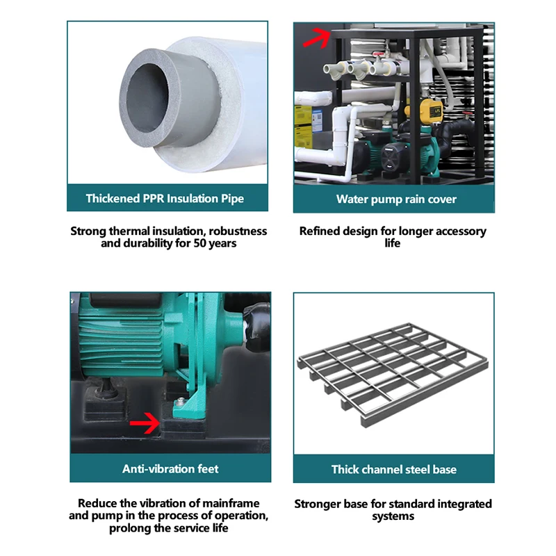 MIKEE GuangZhou monoblock heat pump hot water tank water heater