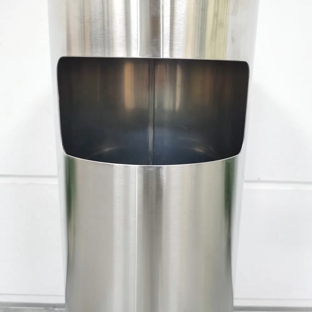 Hotel Ashtray Standing Metal Public Waste Metal Garbage Container Ashtray Dustbin Indoor Recycle Bins