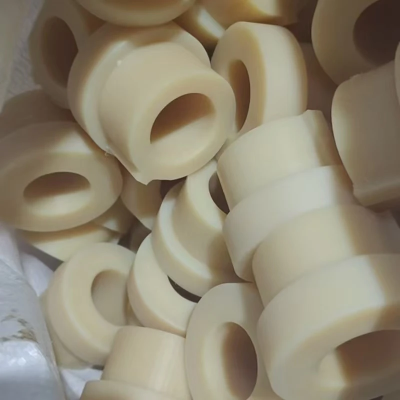 Manufacturer Customized Precision Cnc Machining Turning Lathe Small Part Nylon Ptfe Peek Pom Uhmwpe Plastic Parts For Order