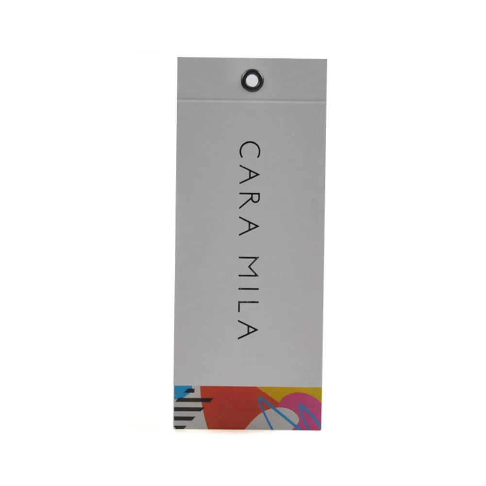 Supplier Free Design Best Service Custom Clothing Paper Swing Tag Product Hang Tags for Garment