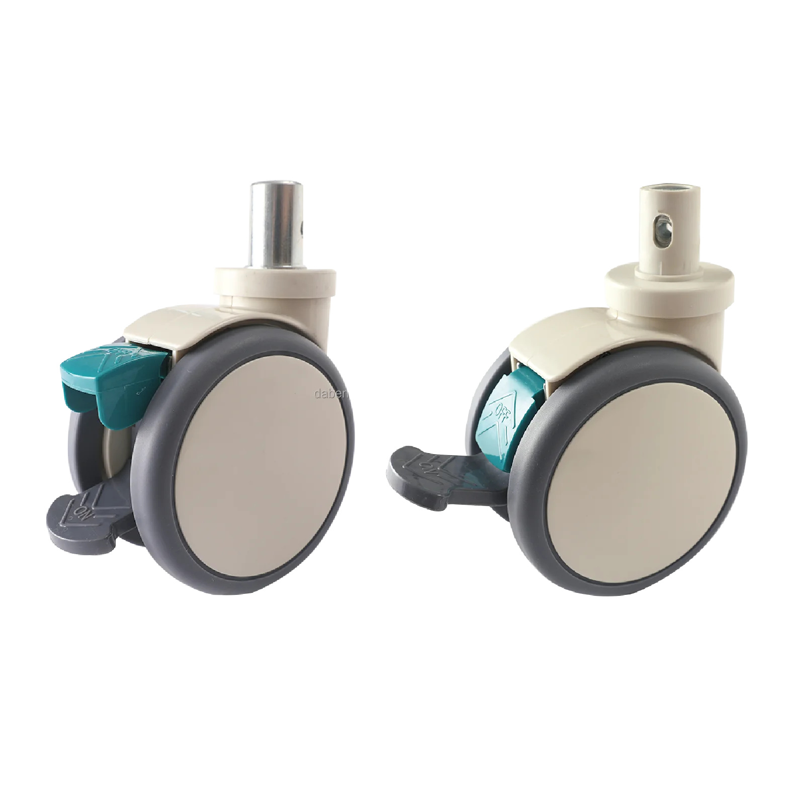 5 Inch Twin Wheels Castors for Hospital Instrument bed Medical Trolley Cart