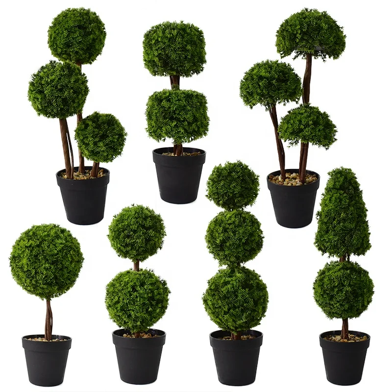 Wholesale Artificial Plants Plastic Fake Plants Faux Green Grass Potted for Home Bathroom Office Desk Decor