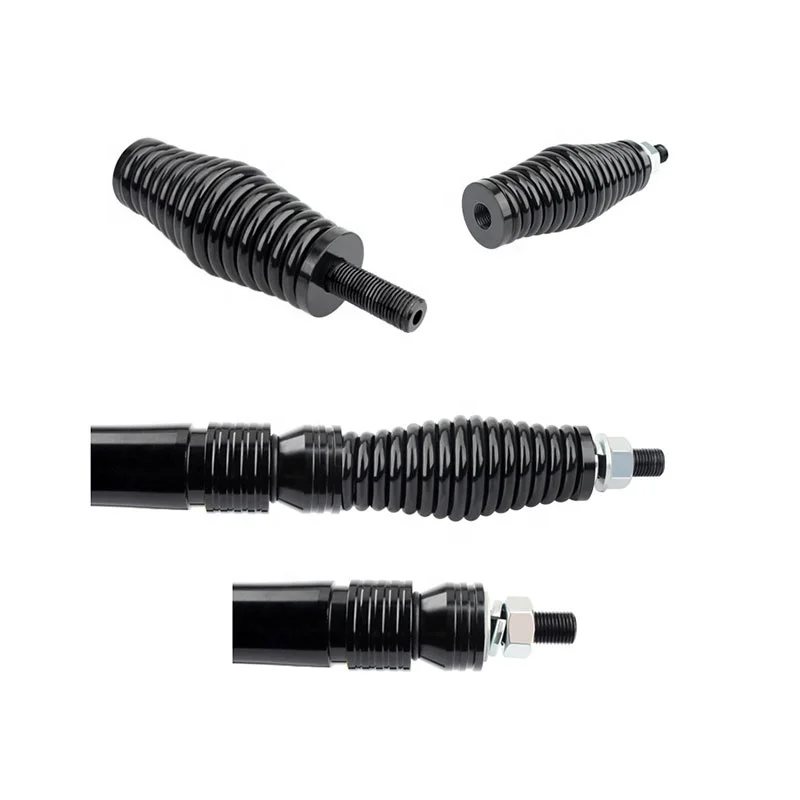 Black barrel spring base antenna spring flagpole lamp universal spring wire forming