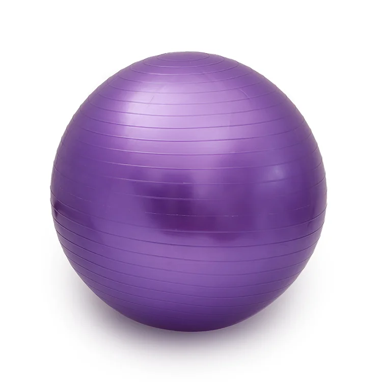 
Customizable Pvc 75cm Eco Friendly Rainbow Yoga Balance Ball With Pump 