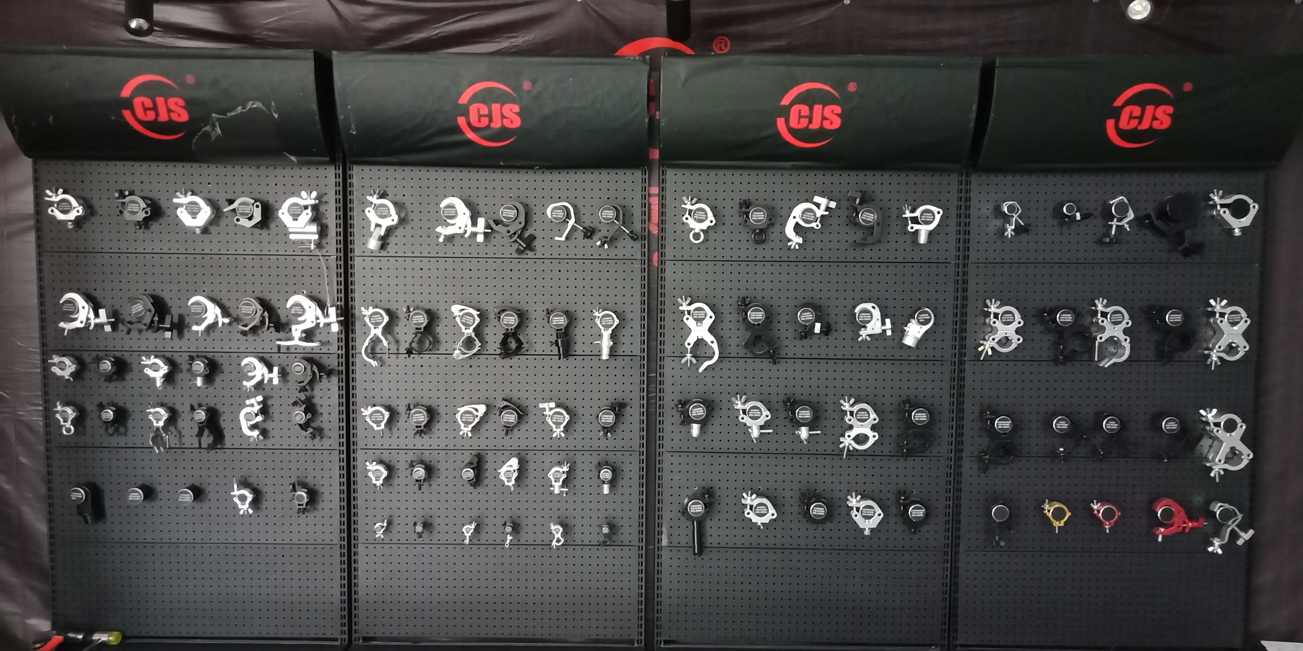 CJS TUV скользящий черный 50 мм сценическое освещение зажим светодиодный экран