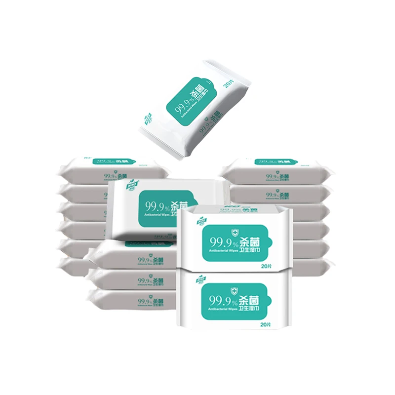 skin friendly alcohol wipes cleaning napkin Single pack Wipes 75% alcohol anti bacterial wet wipes