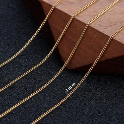 Старинные 18K позолоченные Diy колье-чокер тонкая цепочка для женщин модное ювелирное изделие изготовления аксессуаров и C65 3
