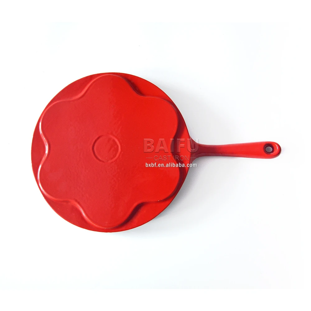 7 cakes Non stick Seasoned Enameled Cast Iron Pancake Pan Silver Dollar Pancake Griddle Cast Iron Mini Pancake Maker Crepe Pan