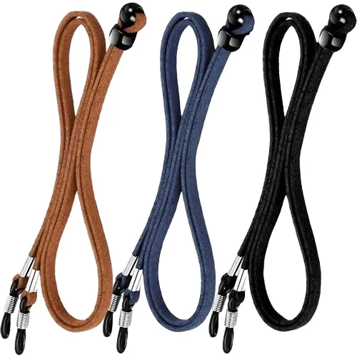 Anti Slip Glasses String Leather Eyeglasses Chain Reading Chain