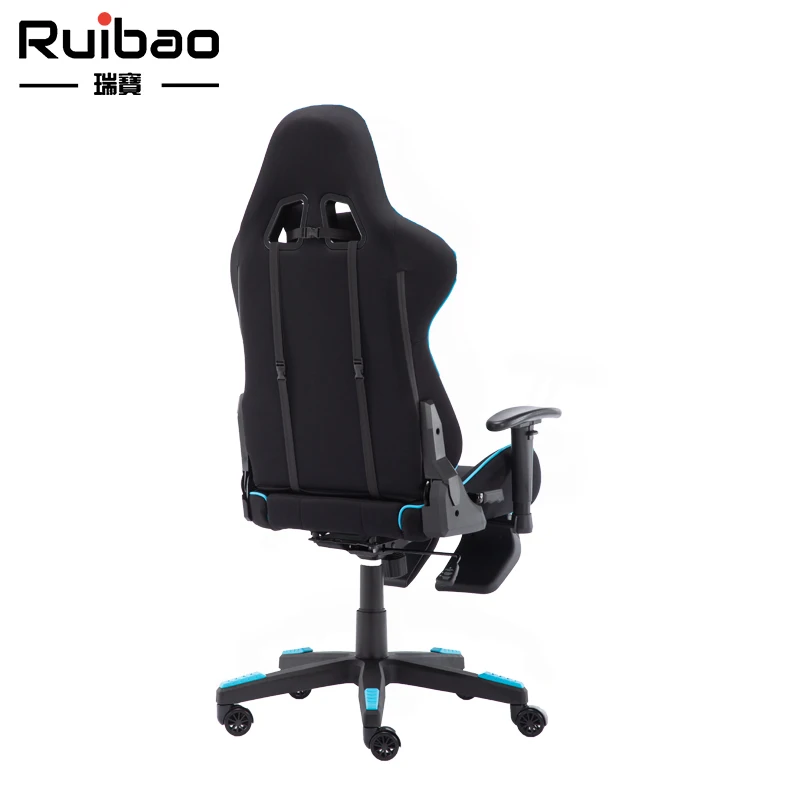 Высококачественный удобный эргономичный компьютерный игровой стул с подставкой для ног