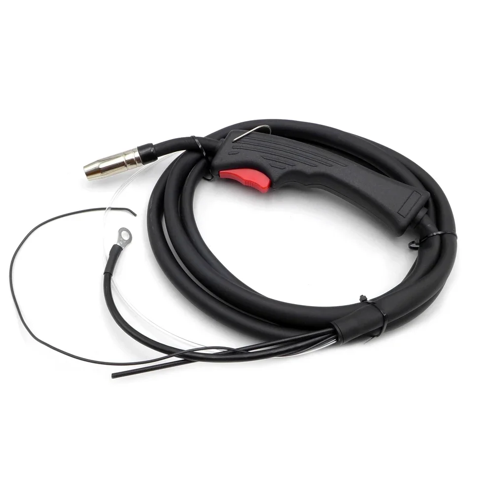 2.5 meters Two Trigger Wires  MB 15AK 15 AK Mig Welding Torch with Gas Value for MIG-130 Mig Welder 100AF 100E Mig Gun
