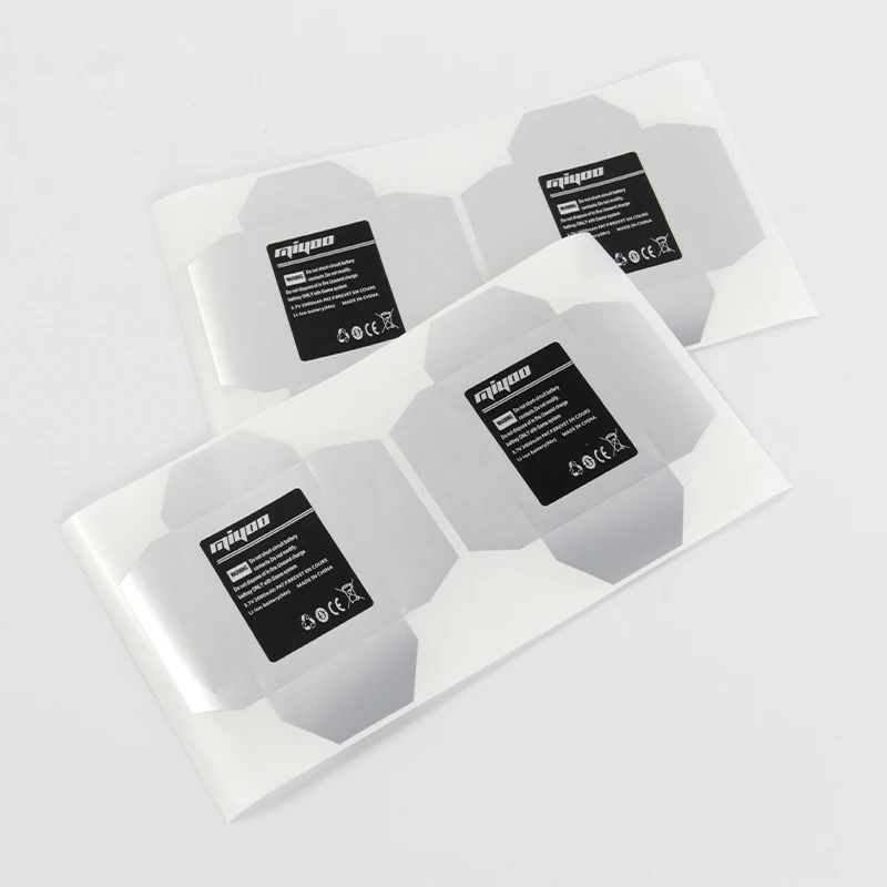 Custom Laminating Thermal Cable Electrical Tie Self Adhesive Label Printing Network Self Heat Shrink Tube Wire  Labels Sticker