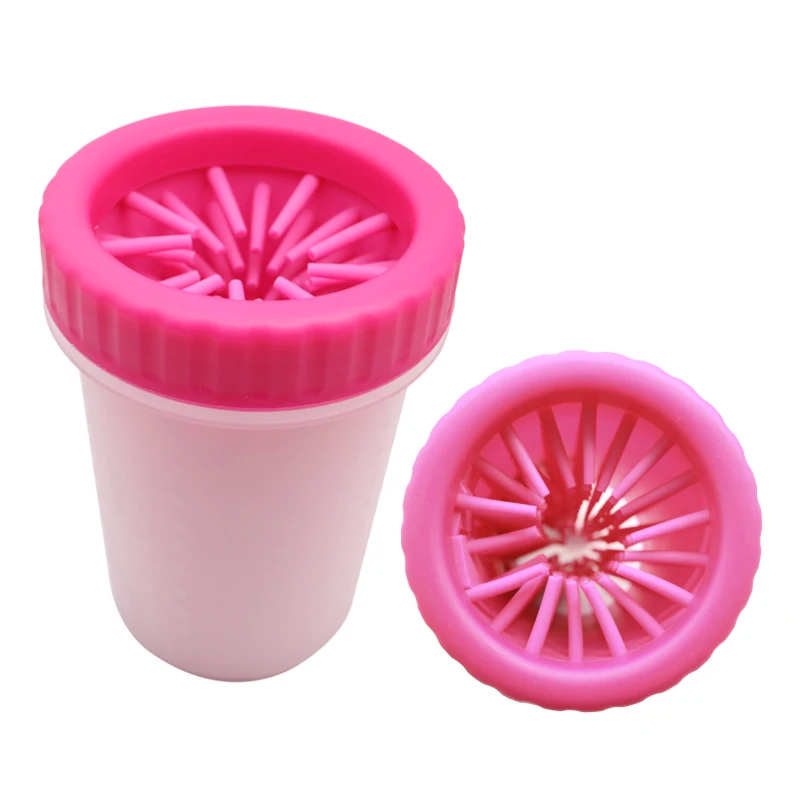 Dog Brush 2 in 1 Dog Paw Cleaner  Grooming Foot Washer