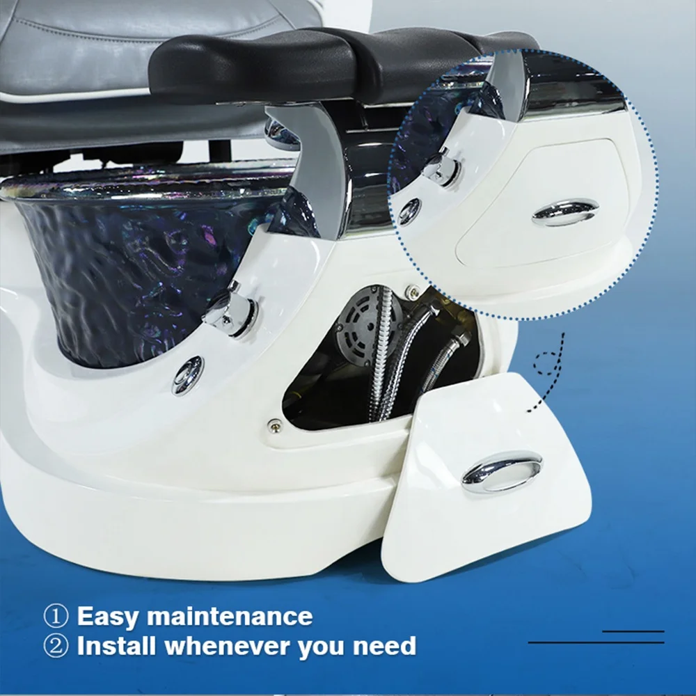 Современный роскошный маникюрный салон красоты Pipeless джакузи Электрический нагнетательный насос ножной массаж спа педикюр стул