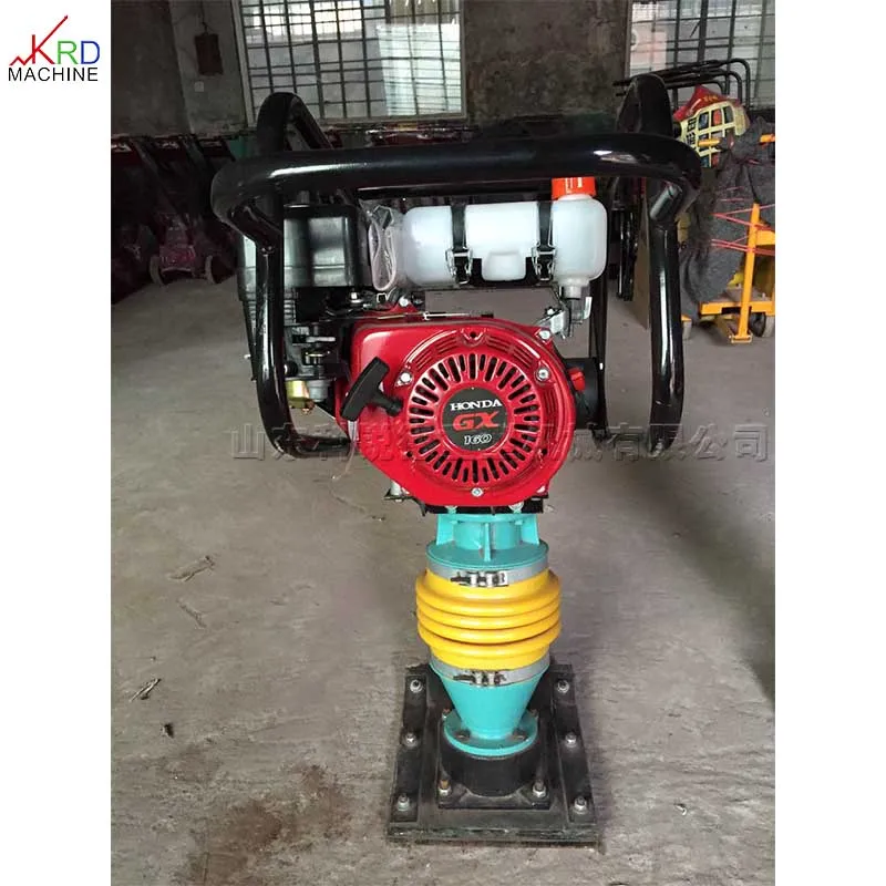 Hand Held Foundation Yard Rammer Horse pavement tamper Hand-held petrol impact tamper  Small asphalt gravel fire rammer