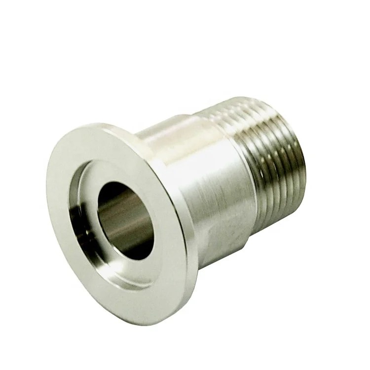 Stainless Steel ISO KF To NPT Male Vacuum Fitting Pipe Adapter