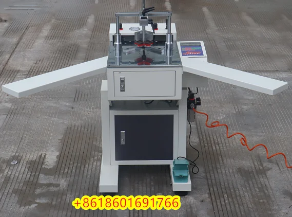 Hot pin nail angle machine with extension plate nine nails automatic CNC photo frame picture frame splicing machine