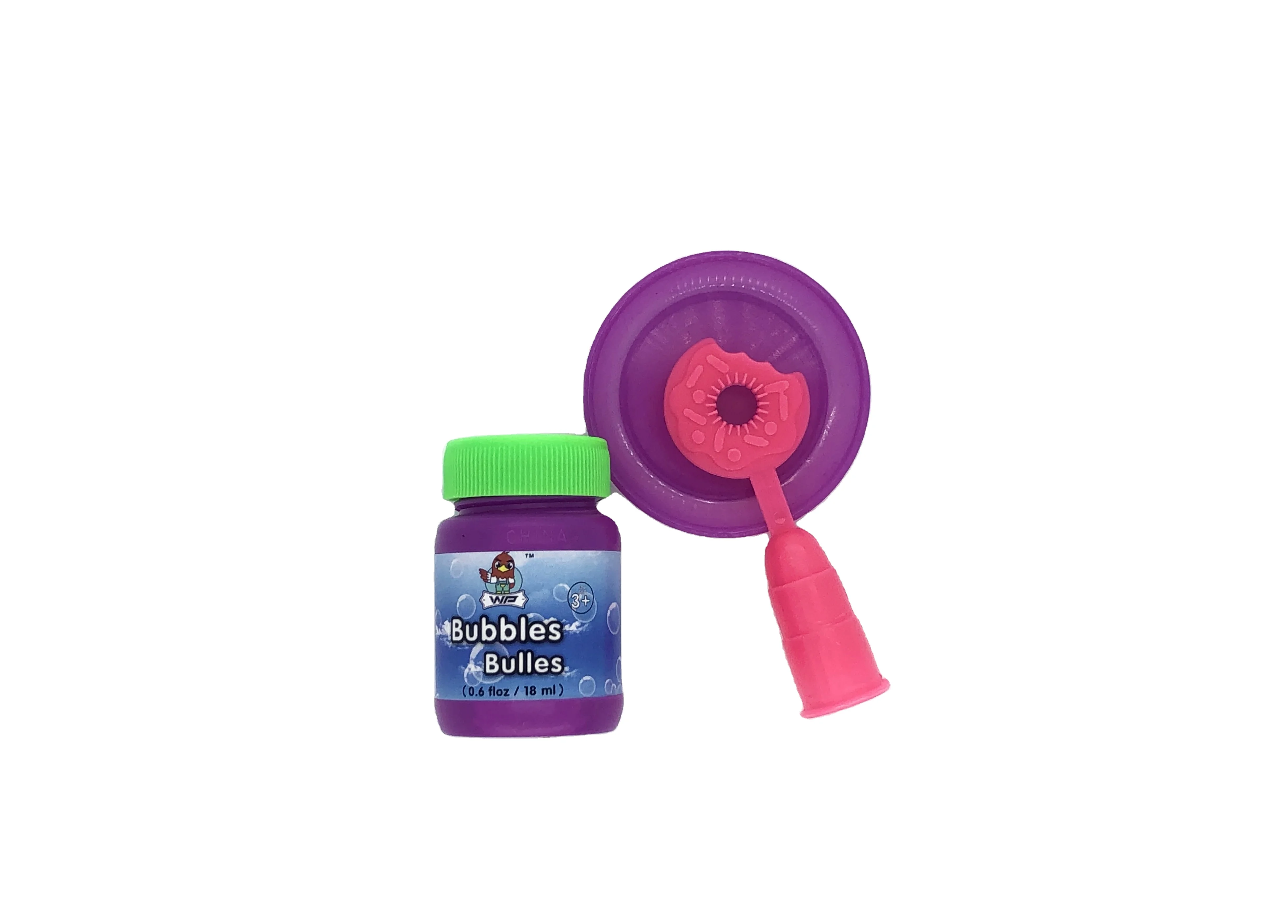 Factory directly Sales Donut Shape Bubble Toys Blowing Bubbles Water Toy Bubble Wand