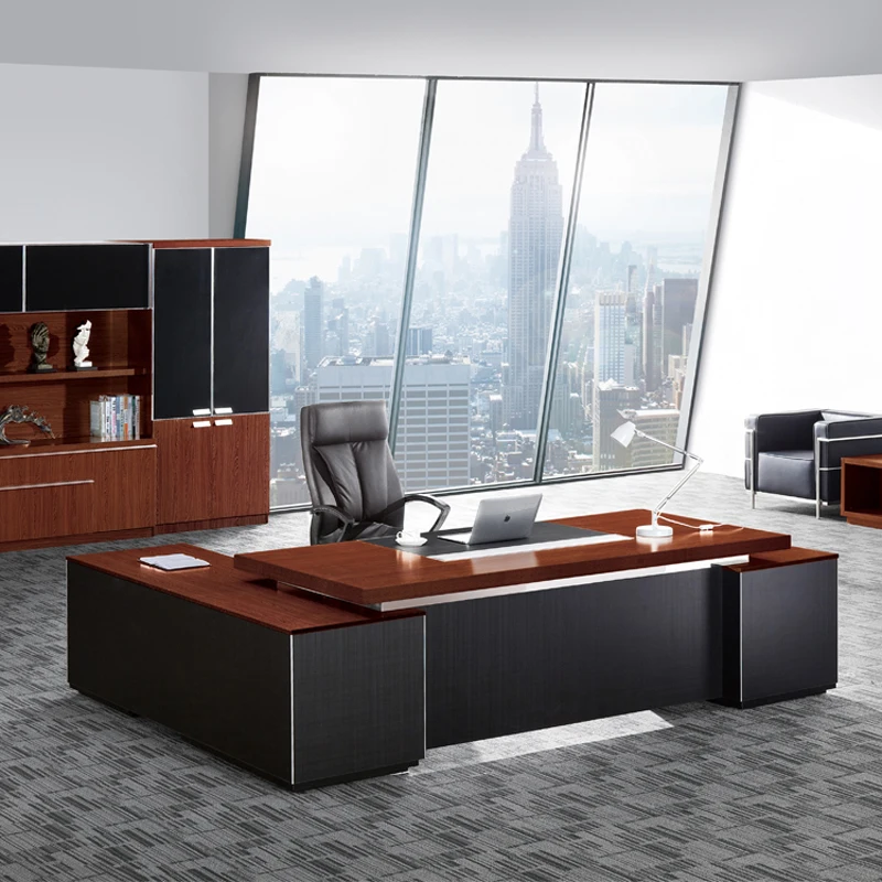 
Modern Office Building Dimensions Boss Wooden Design Office CEO Executive Desk 