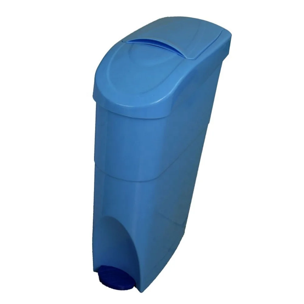 18Liter Hygiene Plastic Disposal Foot Pedal Sanitary Bin,Commercial Sorting Odorless Foot Operated Pedal Dustbin Waste Bin