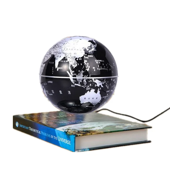 High Quality Plastic Hot Sale Rotating Magnetic Earth Globe Led Levitation Floating Magnetic Globe