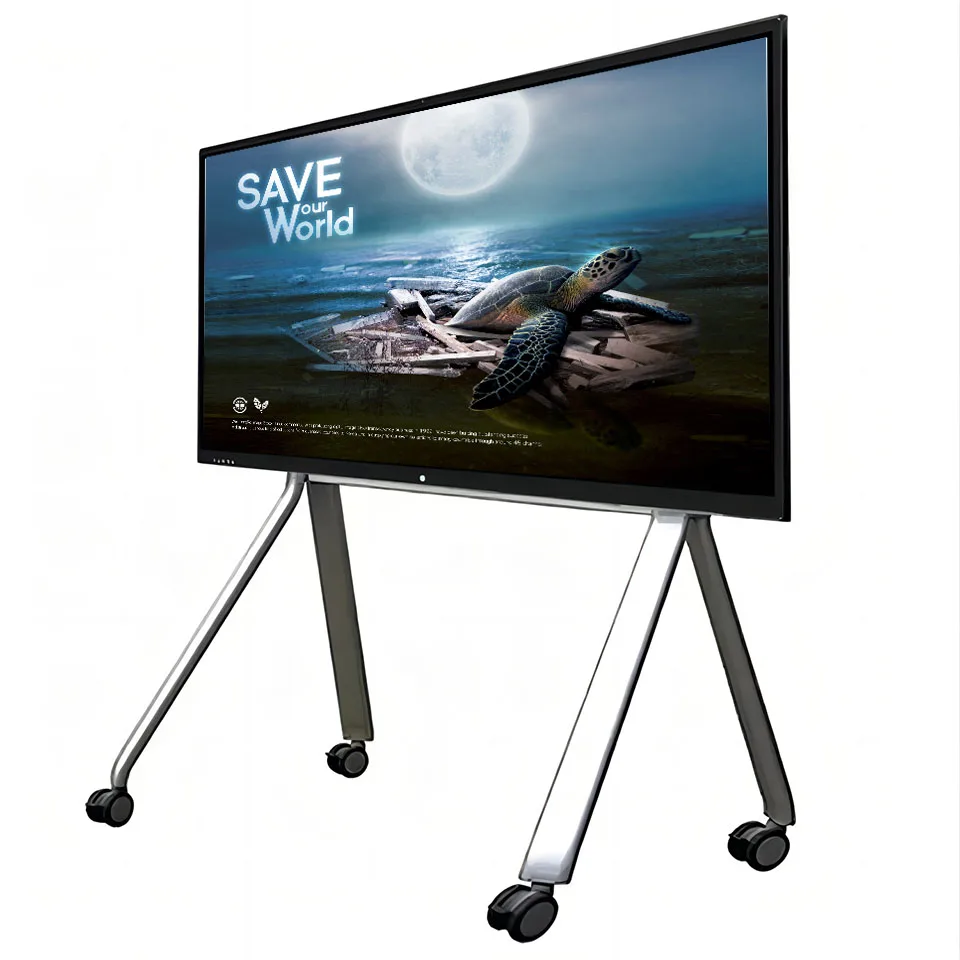 55/65/75/84/86/100/110 inch smart board for school 4k with projector interactive whiteboard