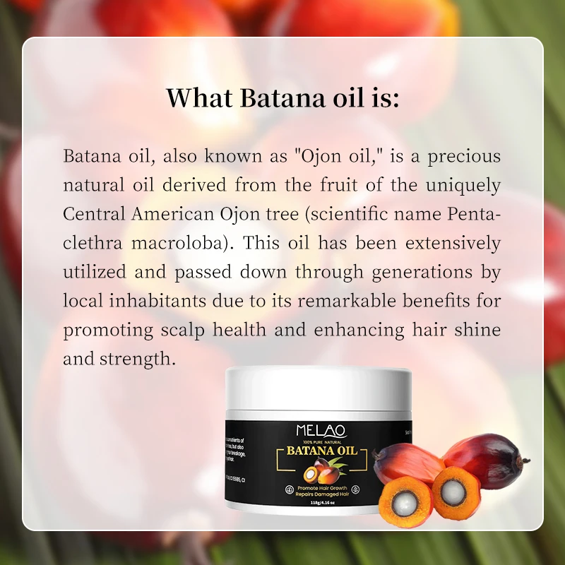 Private Label Melao Batana Oil Hair Mask Treatment Nourishing Detox Hair Care With Scalp Mask For Dandruff