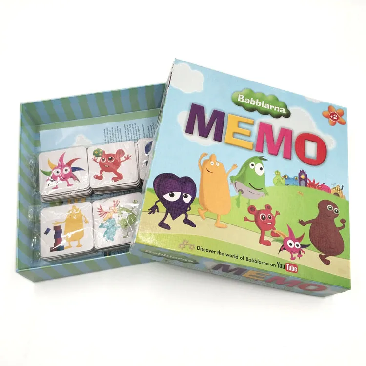 Baby Animal Learning Mix Match Colour Memory Game Card