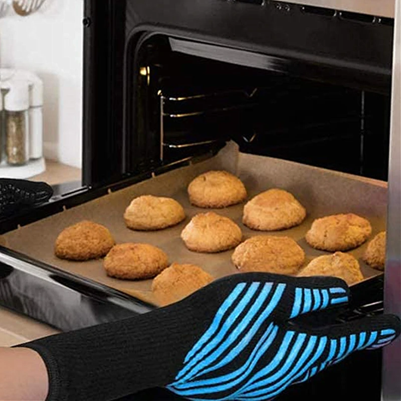 High quality outdoor barbecue gloves top cooking gloves