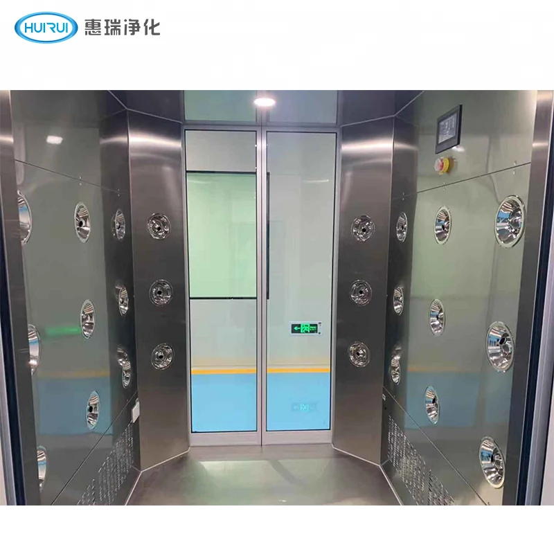 
304 Stainless steel 380V 50Hz 0.75KW automatic door air shower air shower tunnel for sale 