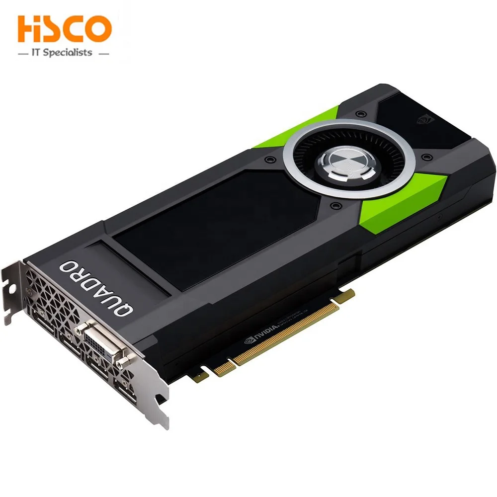 Для NVIDIA Квадро P5000 VCQP5000-PB 16GB 256-bit GDDR5X PCI Express 3 0x16 во весь рост видеокарта установки