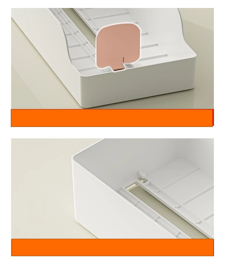 XJH Automatic Propulsion Plastic Storage Bin Organizer Facial Mask Holder Snack Sundries Cabinet Rack