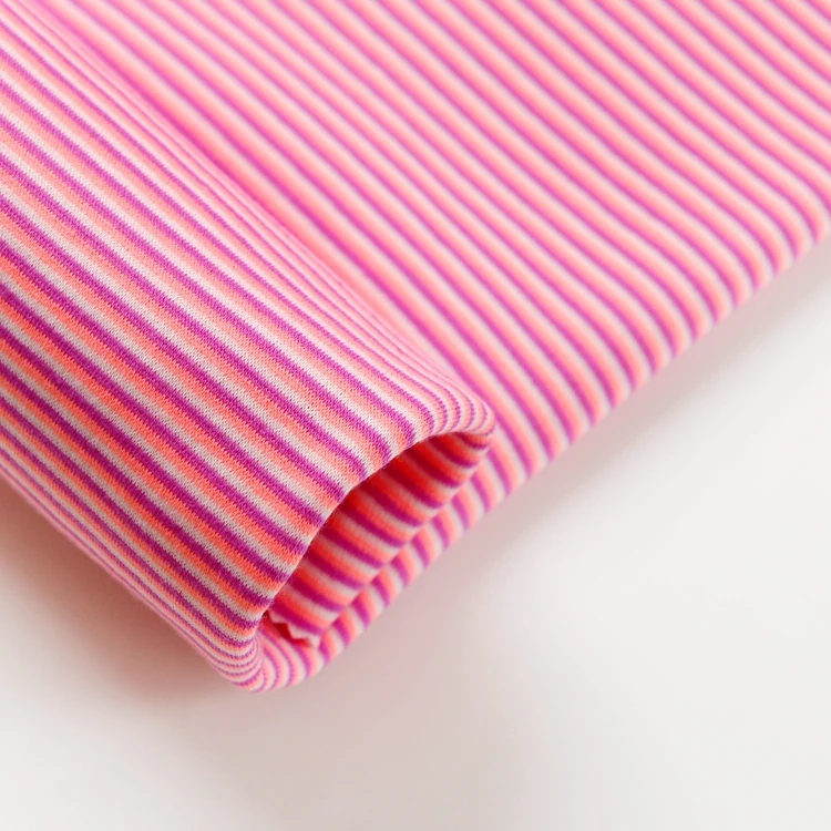 
yarn dyed fabric french terry 100% polyester fabric knit with brushed french terry fabric 