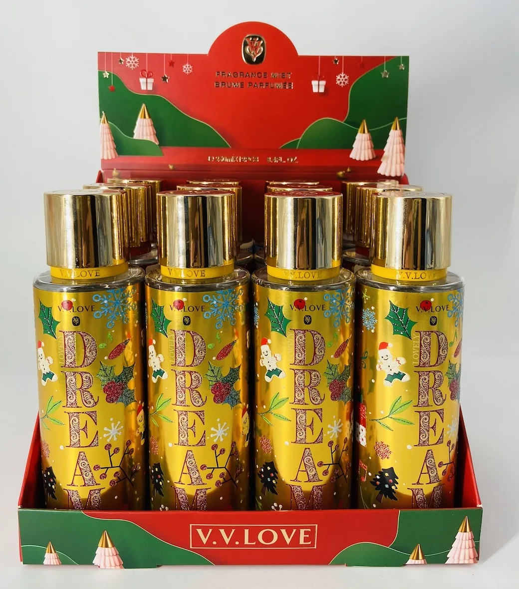 VL9056-123 V.V LOVE NEWEST 250ML  BODY SPRAY FOR XMAS DAY