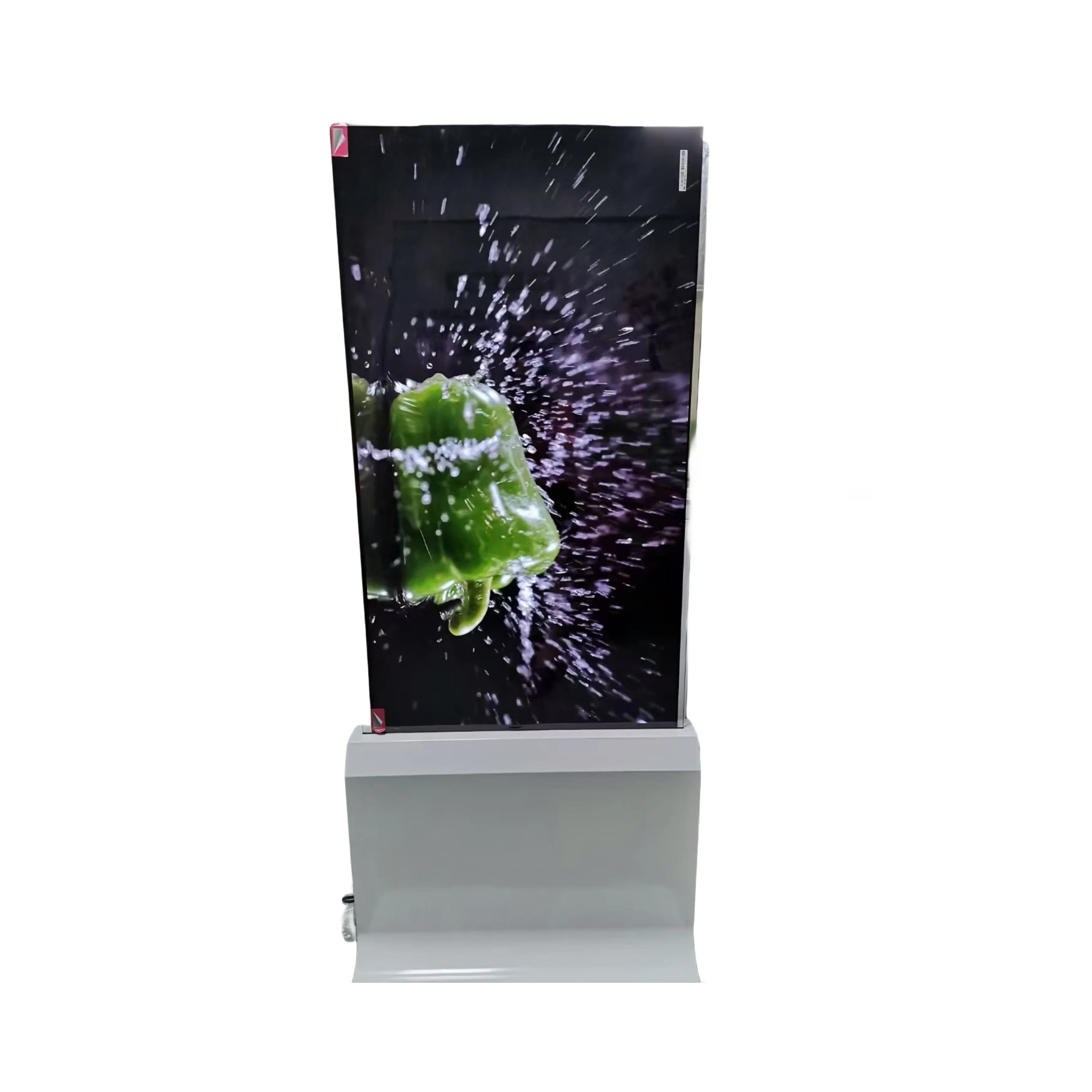 Indoor Advertising Signboard Interactive Smart kiosk 55inch Vertical Dual System Android Windows OLED Touchable display