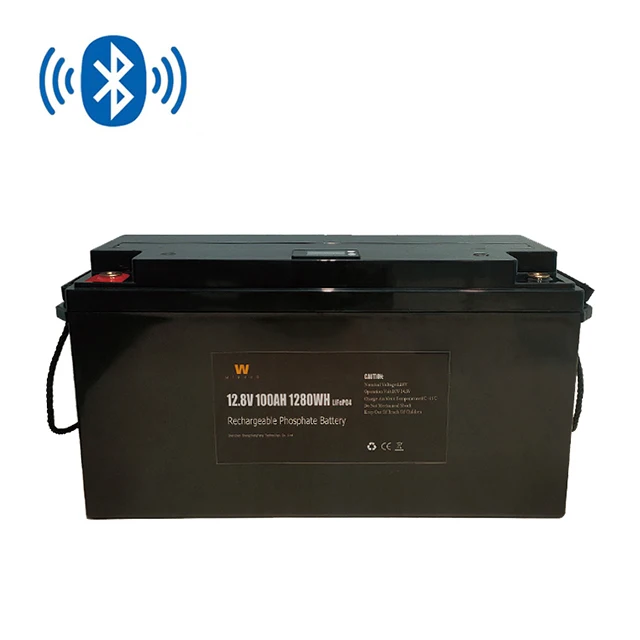 
12V 100AH Lifepo4 Battery Used For Home Application With App Control And bt 12V 100A 
