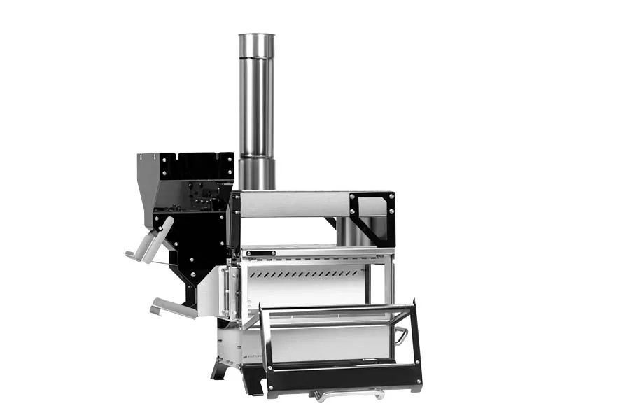 outdoor camping wood burning stove